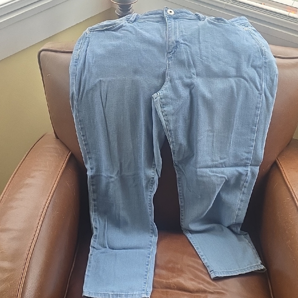 J. Jill Denim Blue Straight Leg Jeans